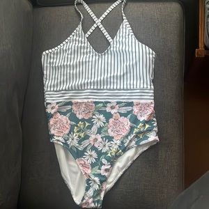 Shein one piece bathing suit